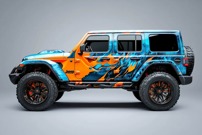 professional van wrap, vehicle wrap, car wrap design