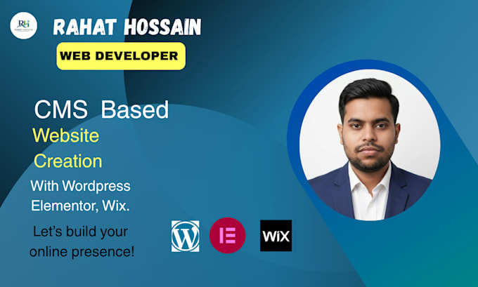 design a professional cms website using wordpress or wix