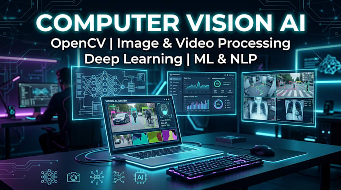 computer vision ai, open cv, mediapipe for pose estimation, yolo detection, llm