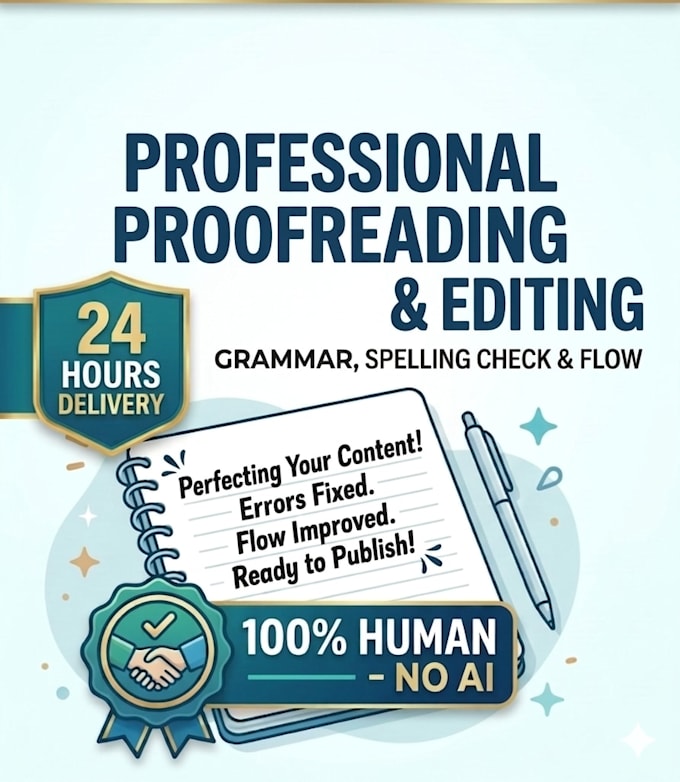 proofread essays, articles, and english documents