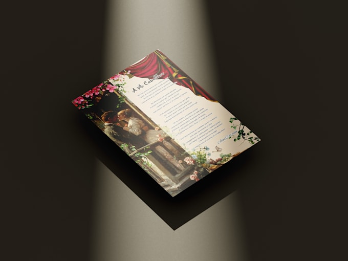 design a unique personalized poem artwork