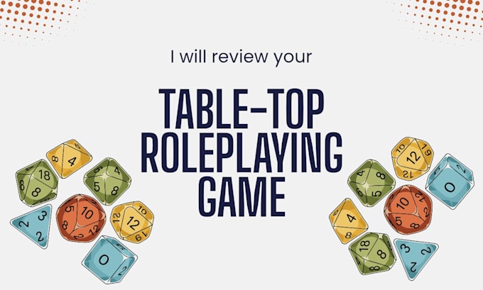 review your tabletop roleplaying game