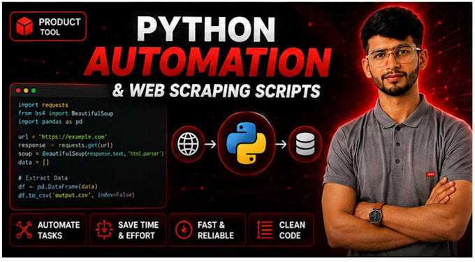 build python web scraping and automation scripts