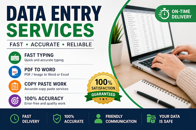 provide data entry and typing