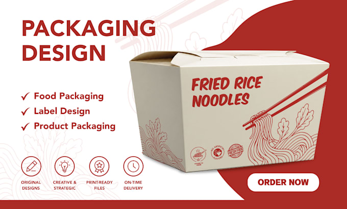 design print ready food packaging for your product