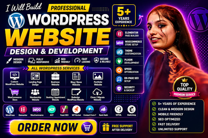 create a wordpress website, custom wordpress website, business wordpress website