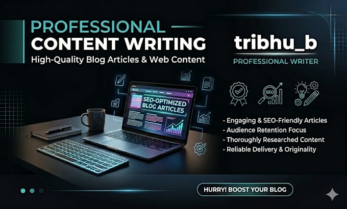 write engaging blog posts and articles for your website