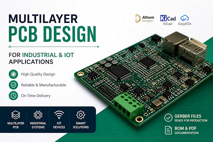 design multilayer pcb for industrial and iot products