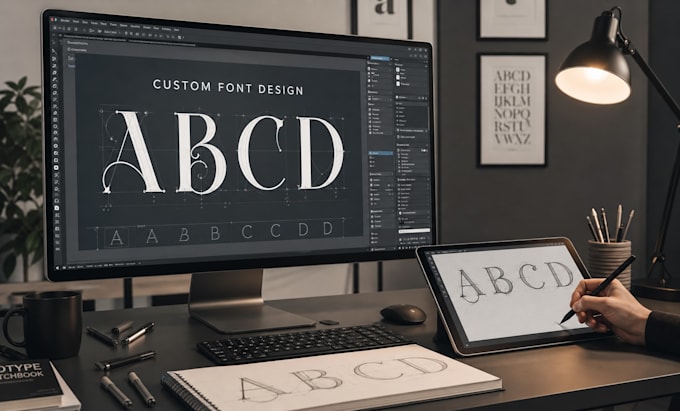 do custom font design create custom font font logo design custom ty