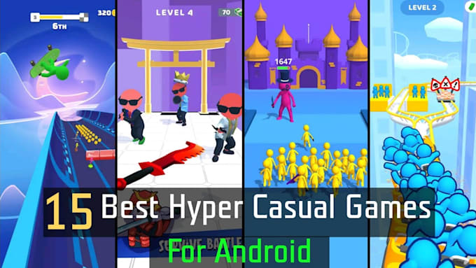 develop hyper casual mobile game, hypercasual, puzzle, arcade, top down game