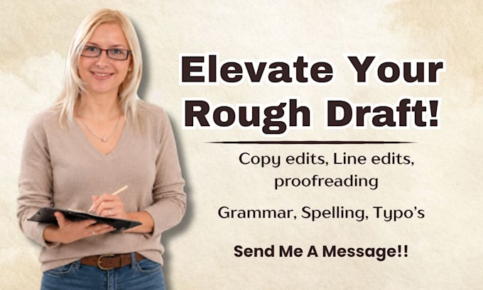 line edit historical fiction books, thriller, fantasy novel copy editing