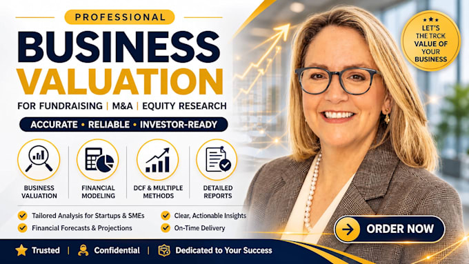 do business valuation ,financial modeling, and dcf analysis