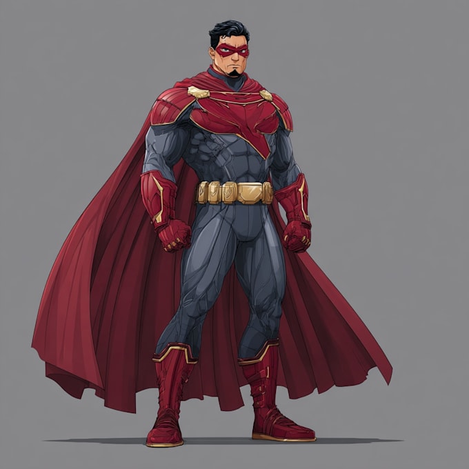 Design superhero character design concept art for your comic by ...