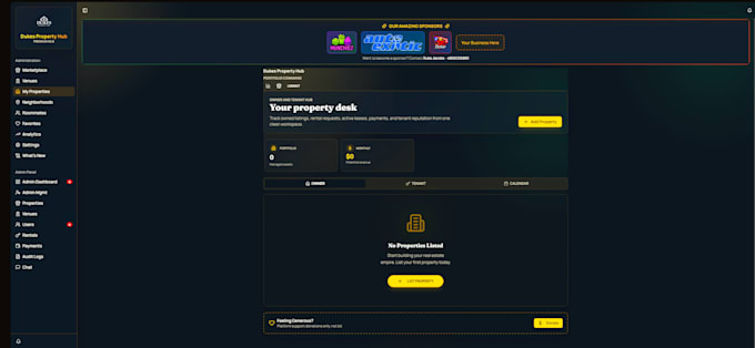 develop a full custom web app or website