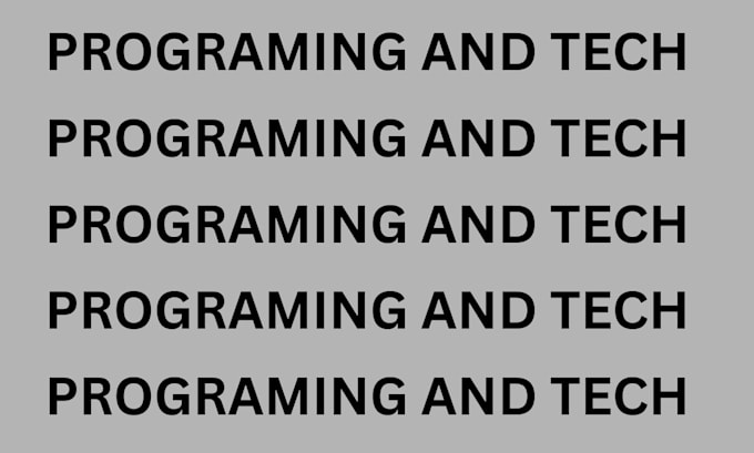 do domain programming, and tech
