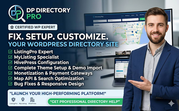 fix setup customize listingpro mylisting hivepress directory listing site