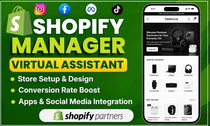 automate and manage your shopify store for cro as your shopify virtual assistant