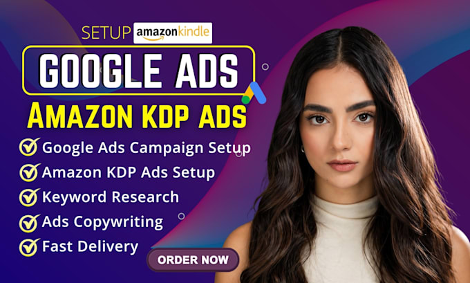 setup google ads for amazon KDP ebook and marketing amazon KDP ads