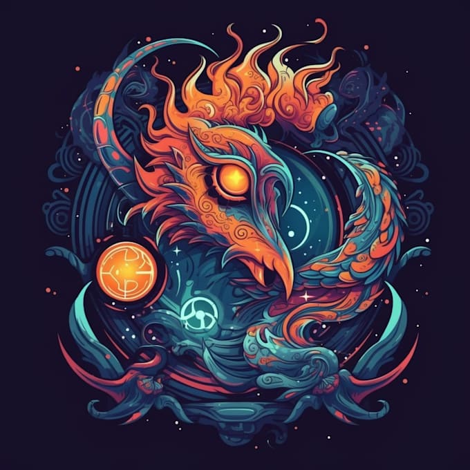 unique and detailed fantasy logo
