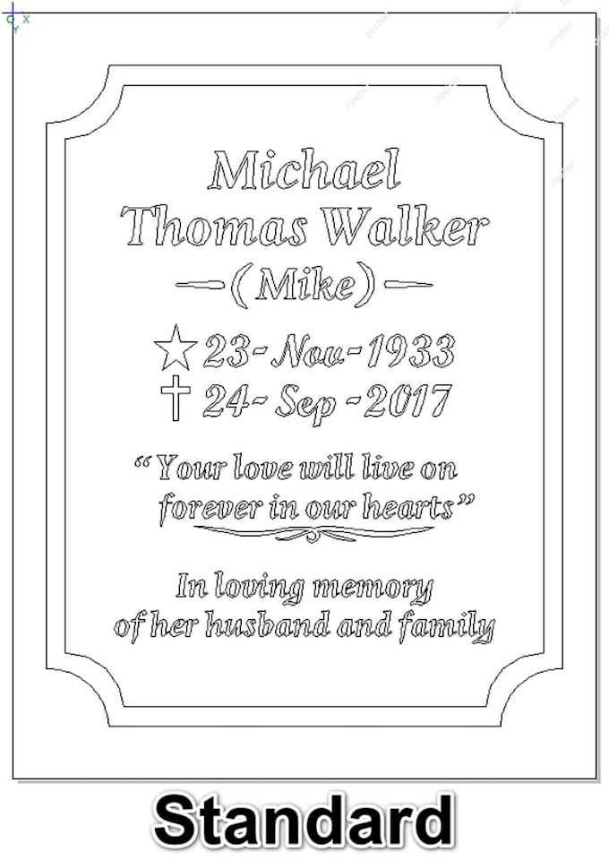 create headstone lettering and vinyl decals