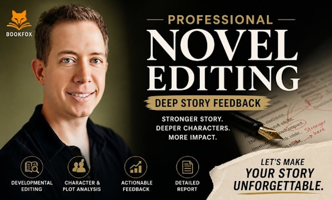 professionally edit your novel for KDP, lulu or ingramspark