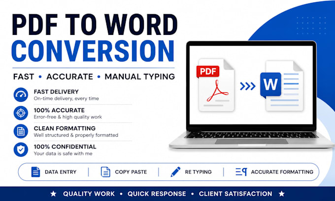 convert PDF to word accurately and fast