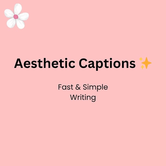 write captions, contents or rewrite notes fast