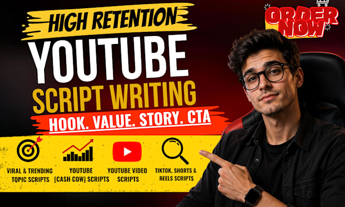 write high retention youtube scripts for anime, shorts, reels and tiktok