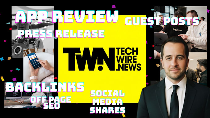 do guest post with dofollow backlinks on techwire website high da to promote app