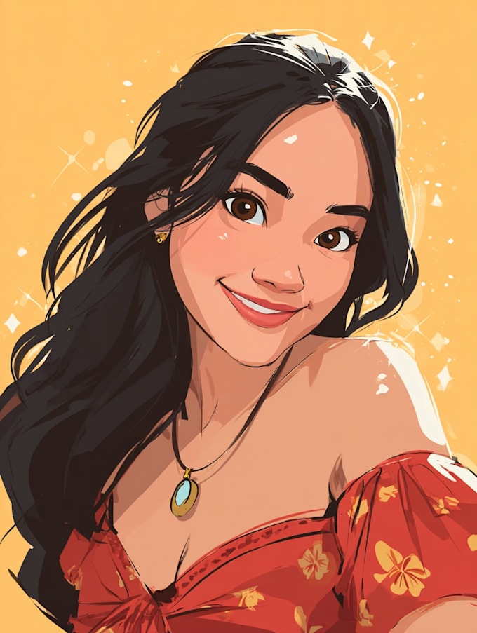 do disney cartoon portrait