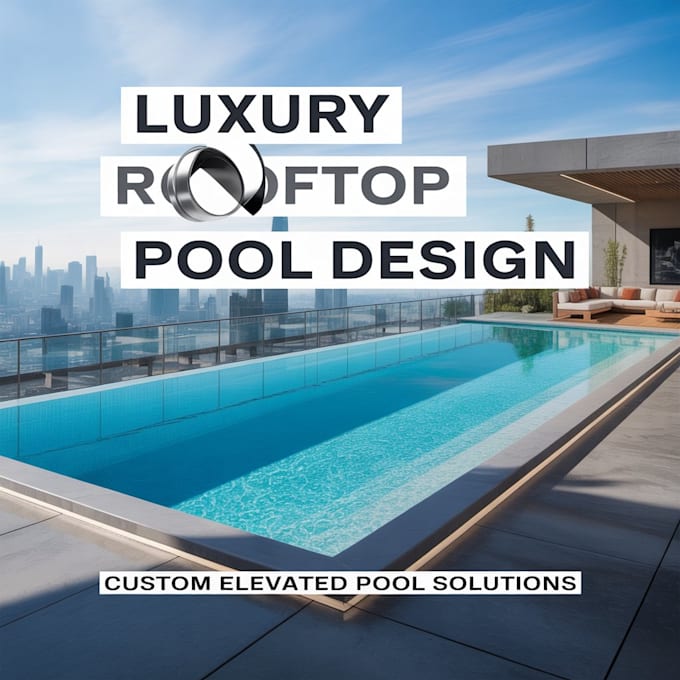 design elevated rooftop pools with sleek modern luxury layouts