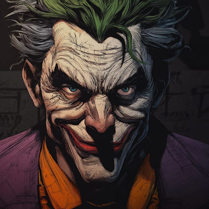 desing a superhero character art