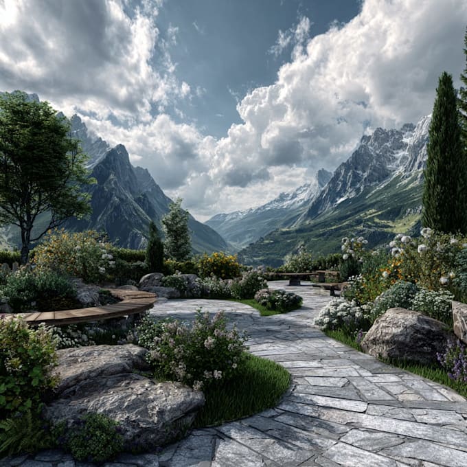 design and render your landscape design
