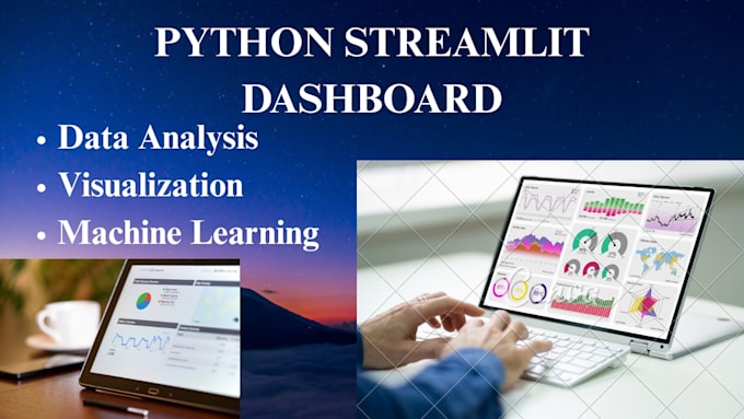 build a python streamlit data dashboard