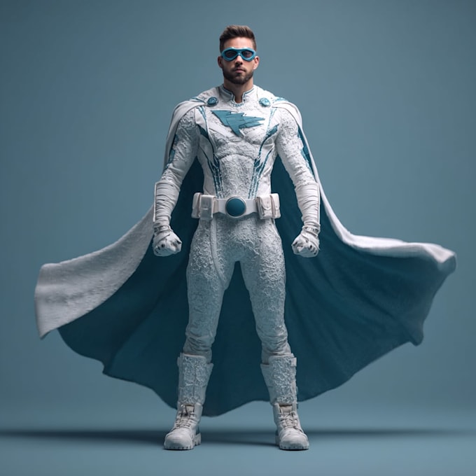 superhero character for comics