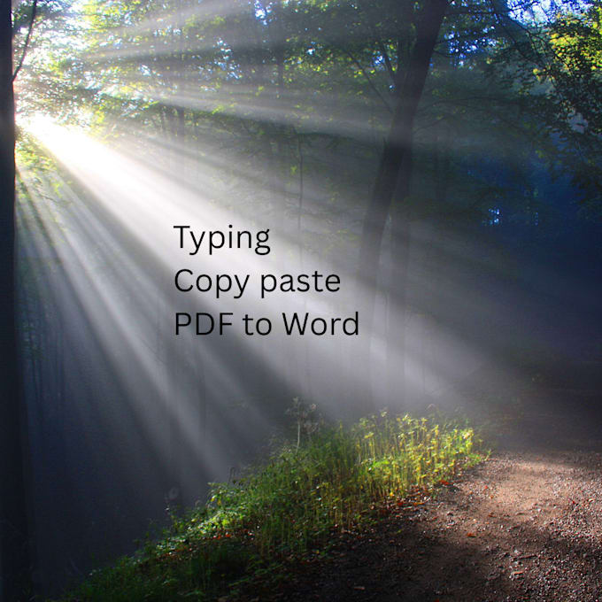 do data entry and typing