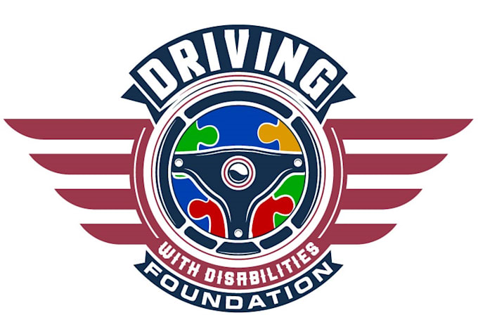 design elegant driving logo