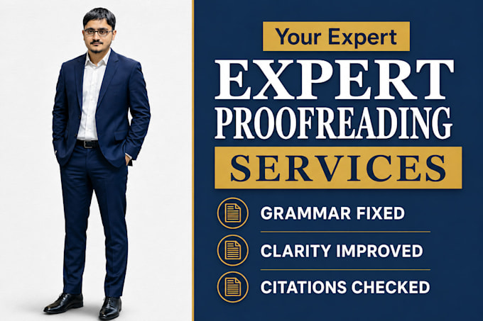 proofread, edit and format academic research papers