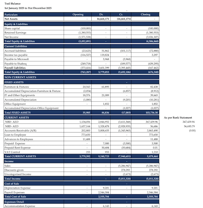 do financial reporting for you