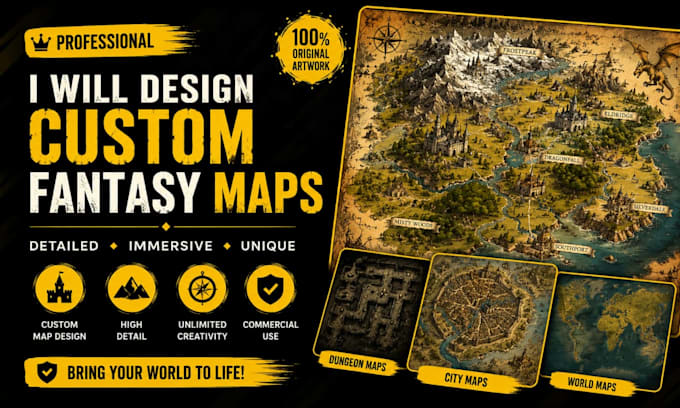 design fantasy world maps