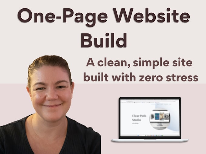 build a one page wordpress site that wins clients