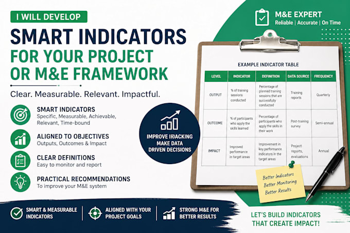 develop smart indicators for your project