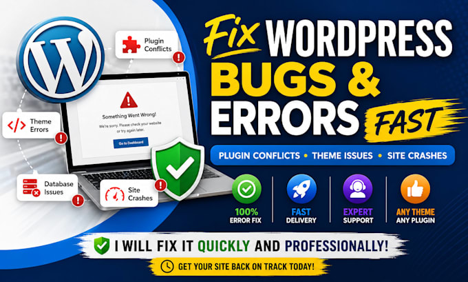 fix wordpress bugs solve plugin conflicts troubleshoot theme errors quickly
