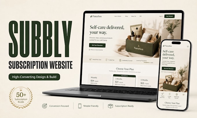build a high converting subbly subscription website