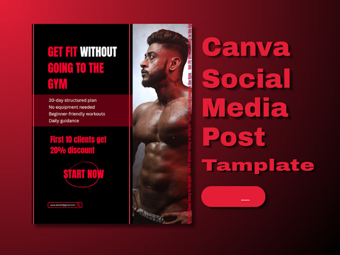 design editable canva templates for your social media posts