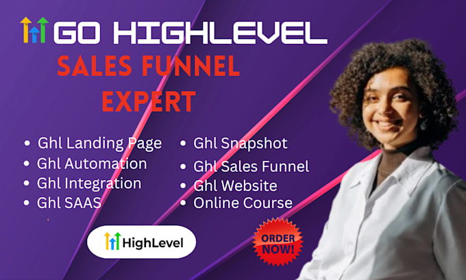 build gohighlevel sales funnel, ghl automation