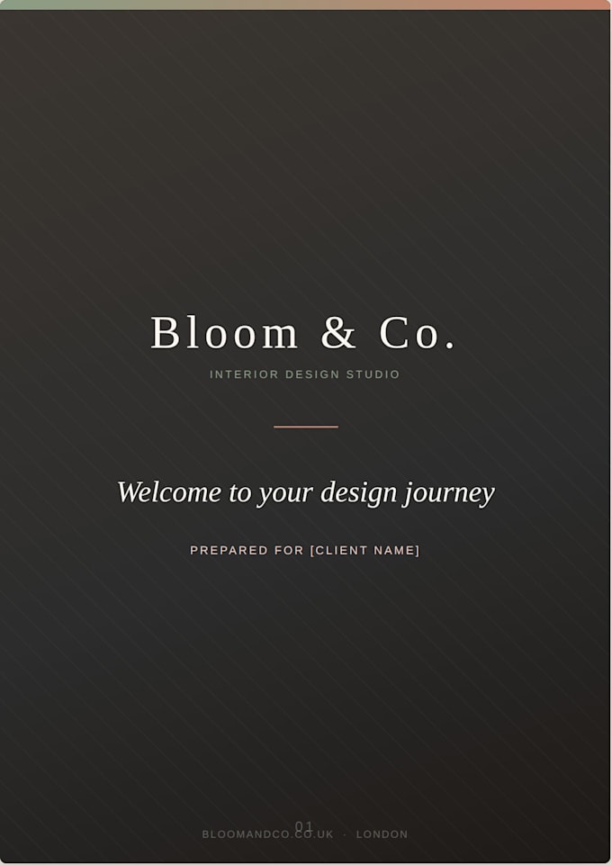 create a custom welcome pack for your business or service