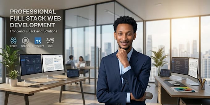 full stack web developer for website development, backend frontend developer