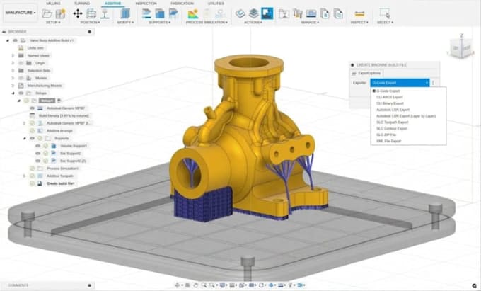 create parametric fusion 360 3d cad models and technical drawings