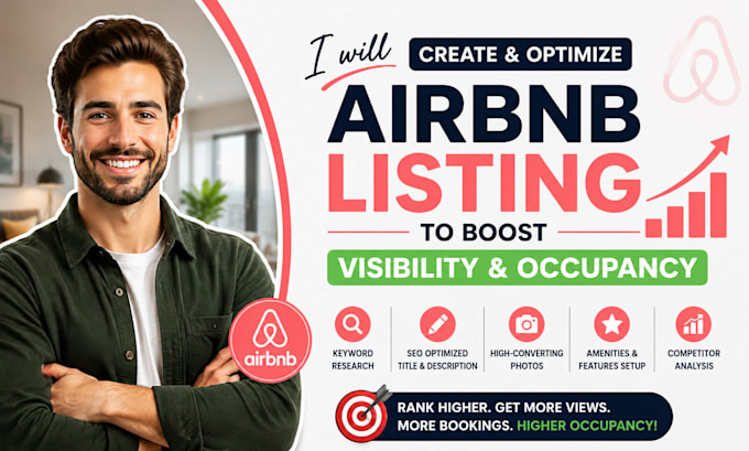 create and optimize airbnb listing to boost visibility and occupancy